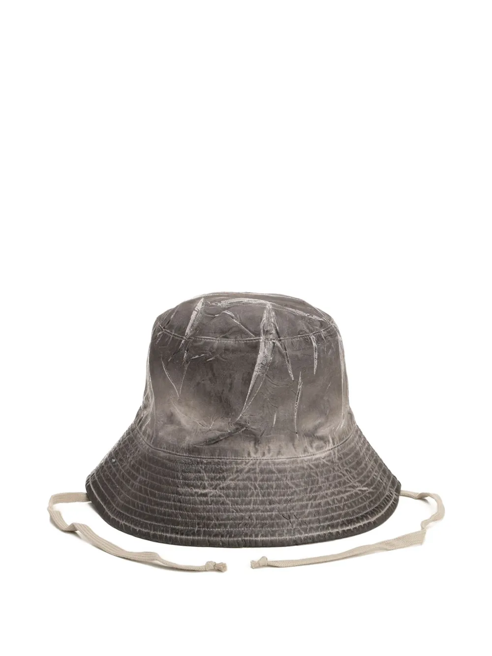 Rick Owens DRKSHDW Gilligan washed denim bucket hat - Grau