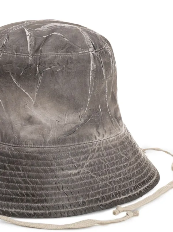 帽子 Rick Owens DRKSHDW DENIM GILLIGAN HAT Rick Owens DRKSHDW Gilligan Washed Denim Bucket Hat | Grey | FARFETCH
