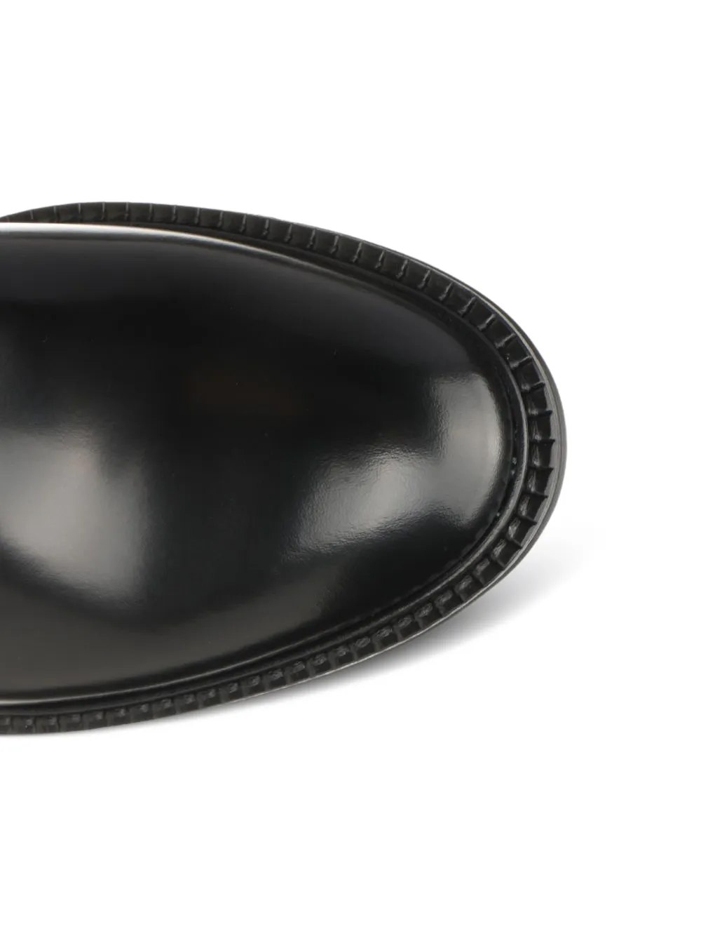 corvari brushed-leather double-monk shoes Zwart