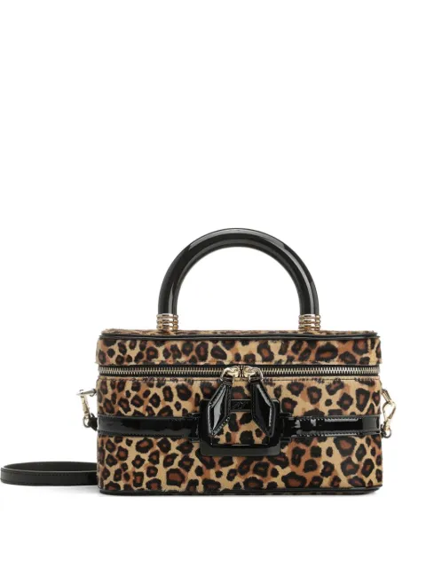 Roger Vivier Belle Vivier tote med leopardtryk