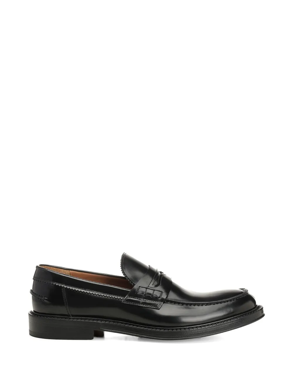 corvari brushed-leather loafers - Nero