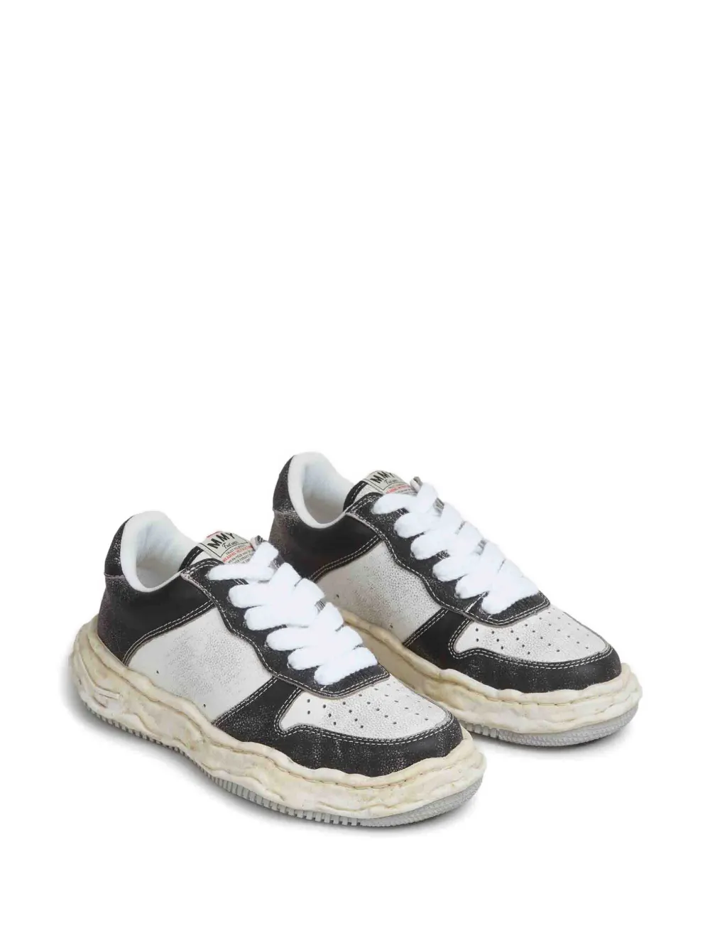 Maison MIHARA YASUHIRO Wayne OG irregular-sole sneakers Zwart
