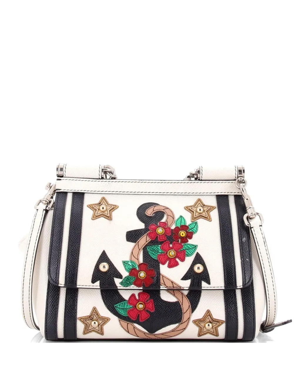 Dolce & Gabbana Pre-Owned Borsa a tracolla Sailor Miss Sicily - Toni neutri
