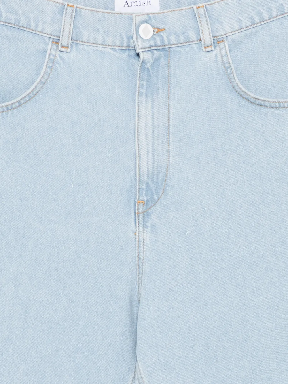  Amish Pantalones Vaqueros Cortos Con Efecto Degradado - Azul 