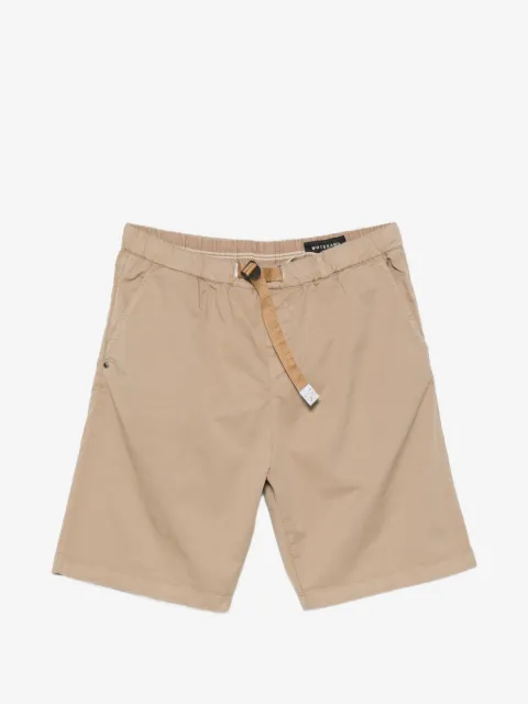 White Sand Kevin NF belted pleated shorts