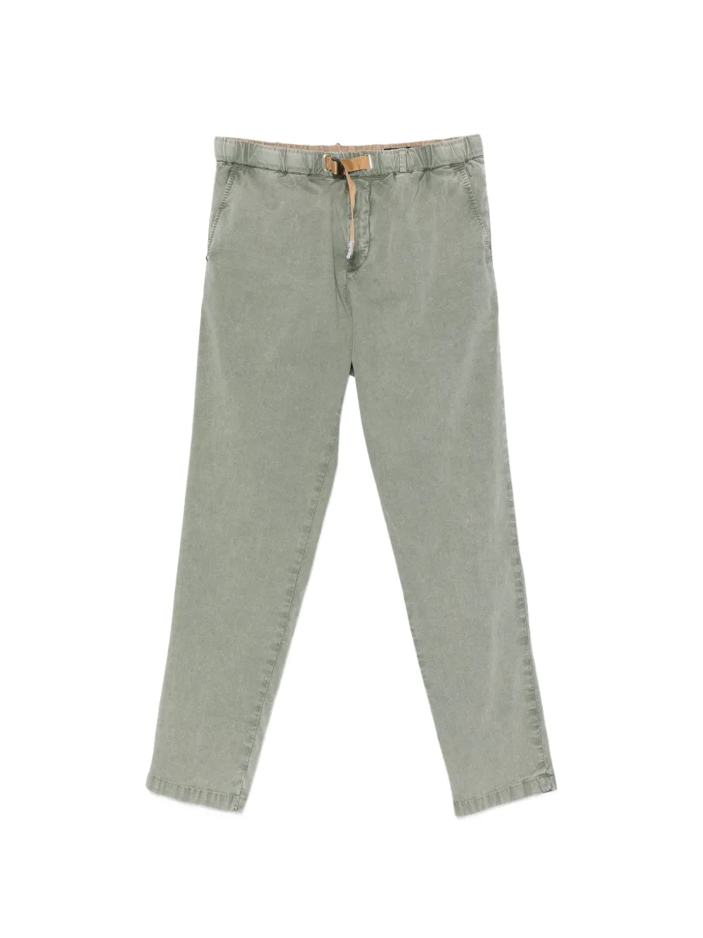 White Sand Greg F belted trousers - Verde