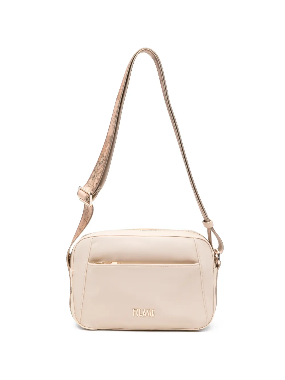 ALVIERO MARTINI 1° CLASSE Geo Map-print shoulder bag - Toni neutri