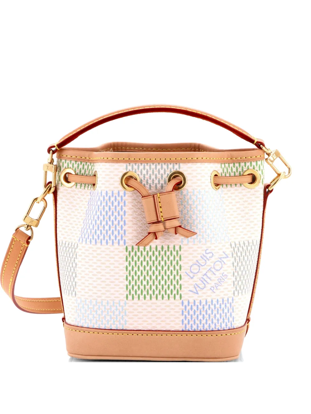 Louis Vuitton Pre-Owned Borsa a secchiello Noe NM Handbag Limited Edition Damierlicious Giant Nano - Toni neutri