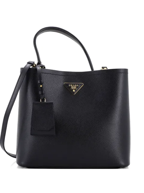 Prada Pre-Owned bolsa bucket Panier grande de piel Saffiano