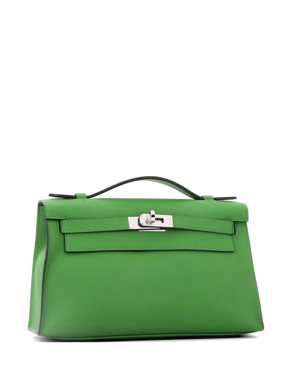 Hermès Pre-Owned Kelly Pochette Evercolor satchel - Green