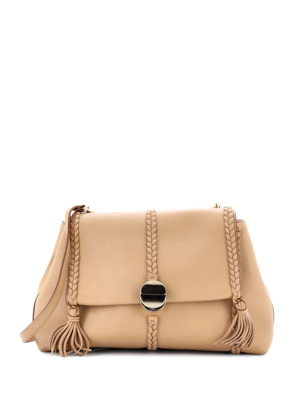 Chloé Pre-Owned Borsa a spalla Penelope media in pelle morbida - Marrone