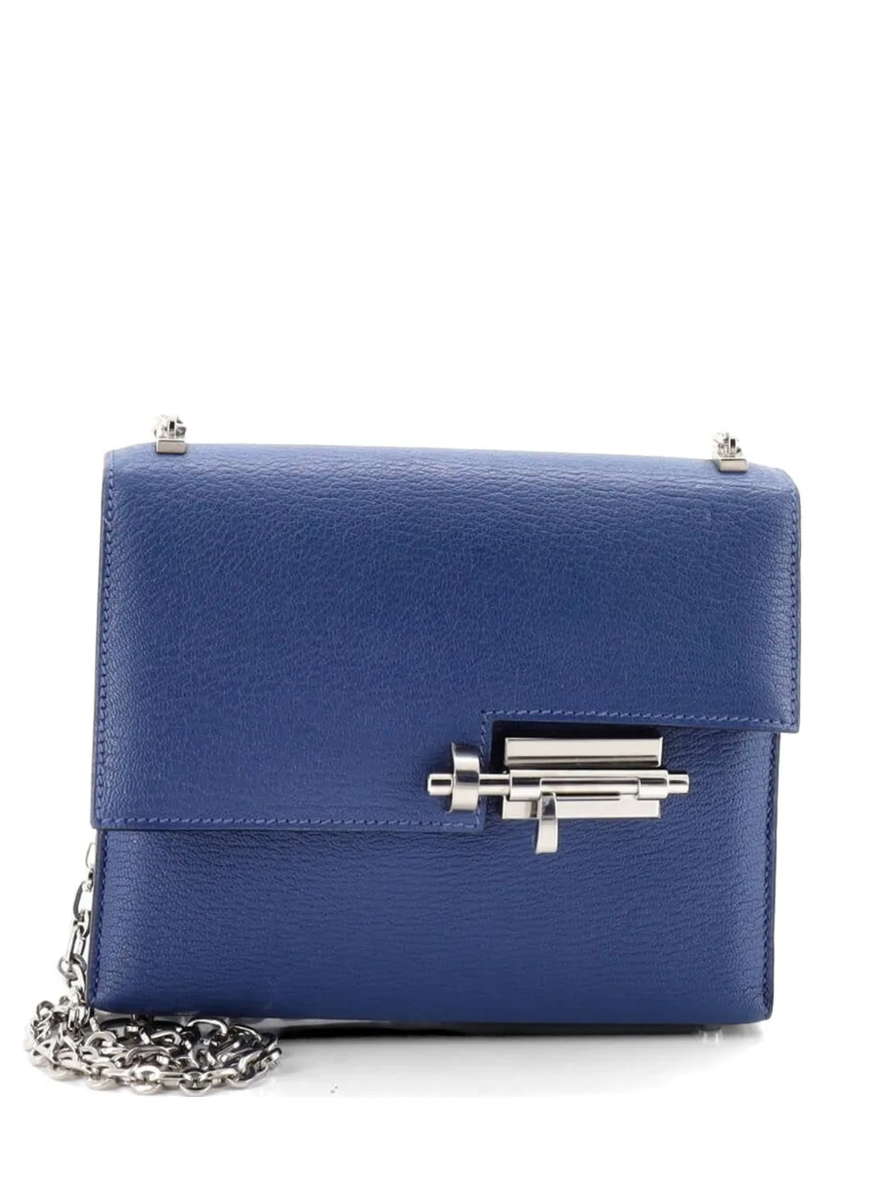 Hermès Pre-Owned Verrou Chaine Bag Chevre Mysore Mini shoulder bag - Blue