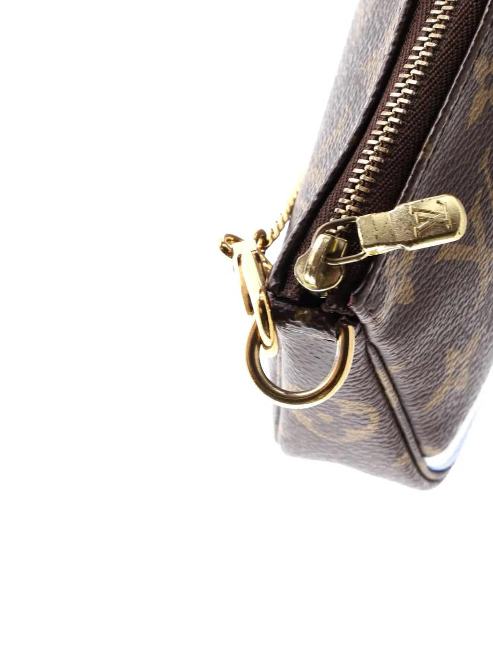 Louis Vuitton Pre-Owned Borsa a spalla Pochette Accessoires mini Limited Edition Christmas Animation in tela Monogram - Marrone