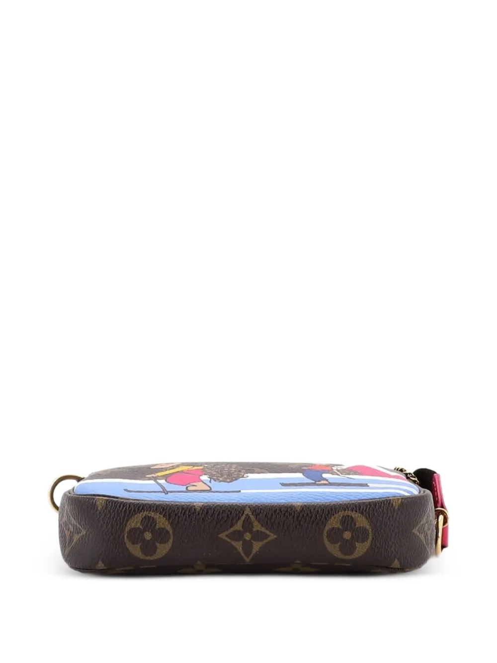  Louis Vuitton Pre-owned Bolso De Hombro Pochette Accessoires Limited Edition Mini De Lona Christmas Animation Monogram - Marrón 