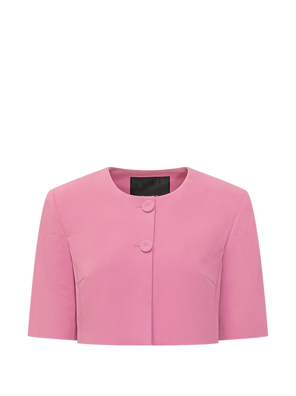 PINKO Platano cropped jacket - Rosa