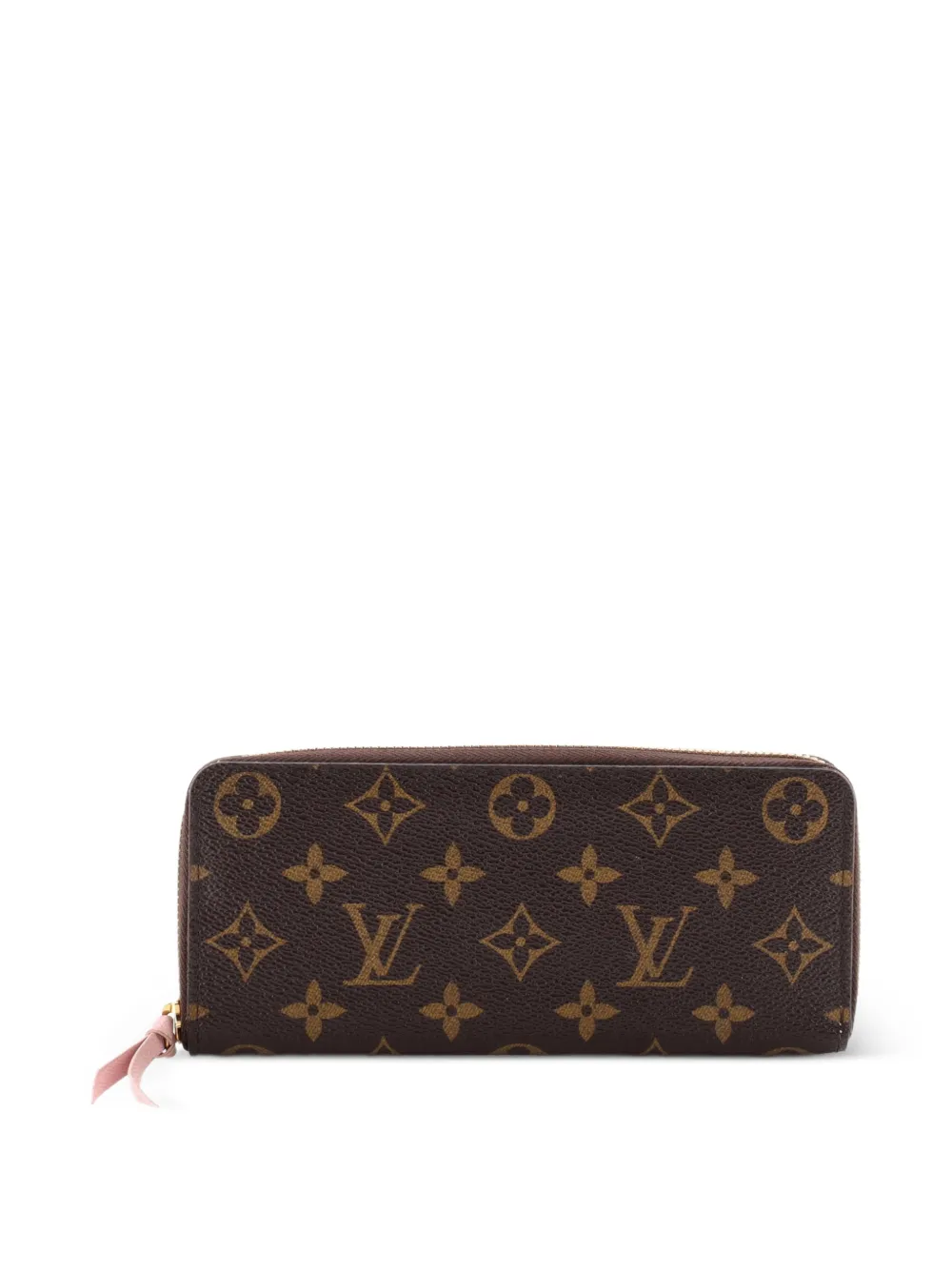 Louis Vuitton Pre-Owned Portafoglio Clémence in tela con monogramma - Marrone