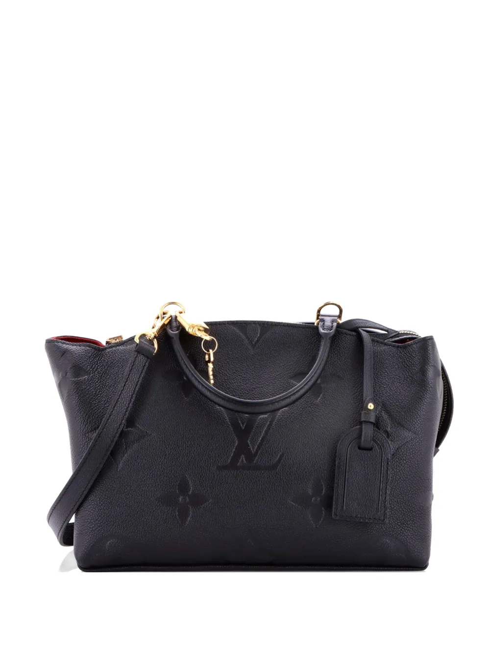 Louis Vuitton Pre-Owned Borsa a mano Petit Palais Monogram Giant in pelle Empreinte - Nero