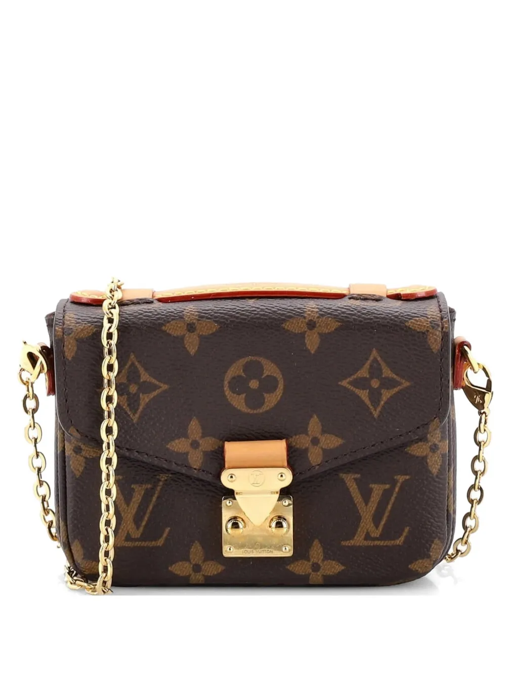 Louis Vuitton Pre-Owned Micro Metis Umhängetasche aus Monogramm-Canvas - Braun