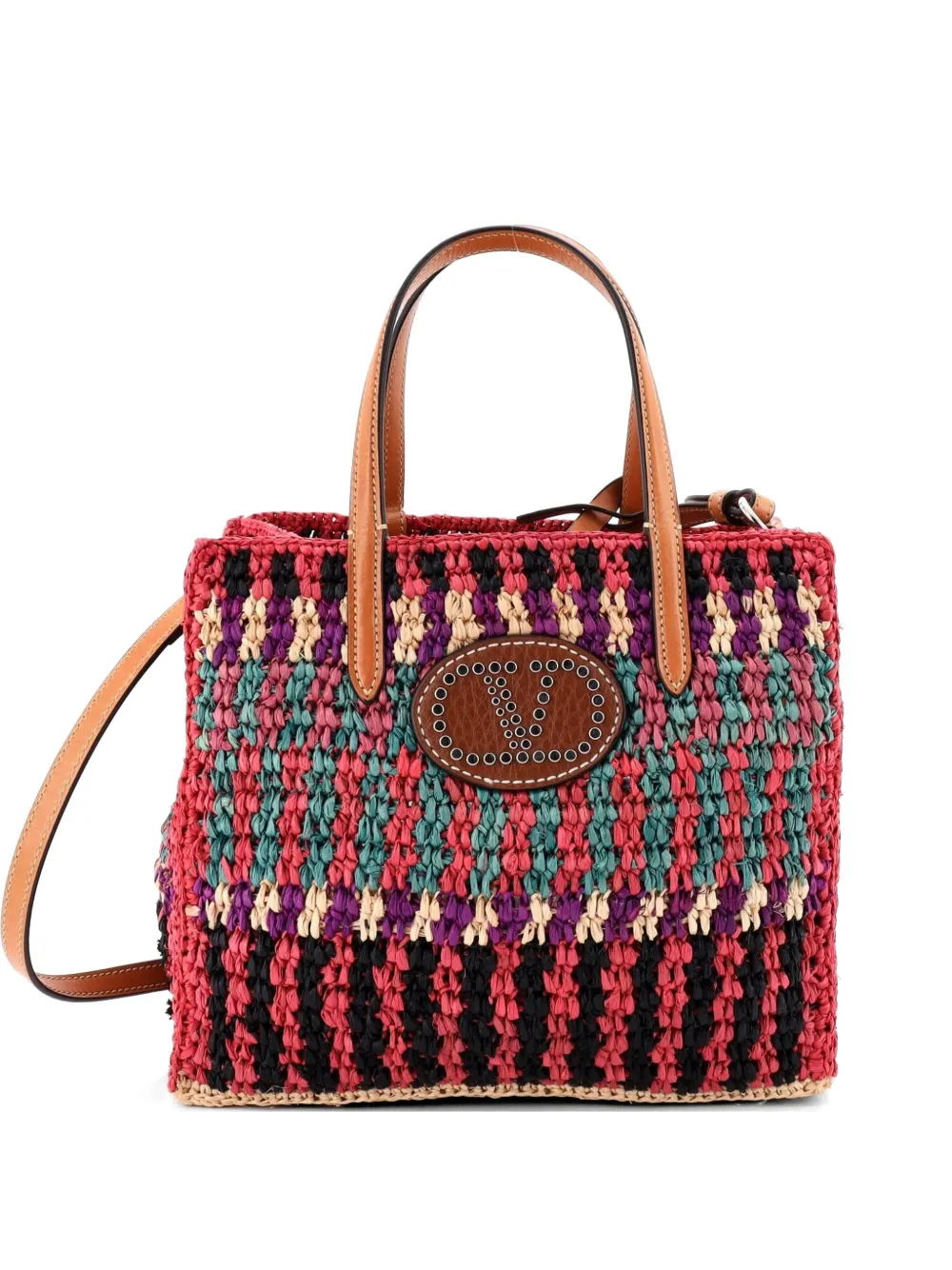 Valentino Garavani Pre-Owned Borsa tote VLogo piccola - Multicolore