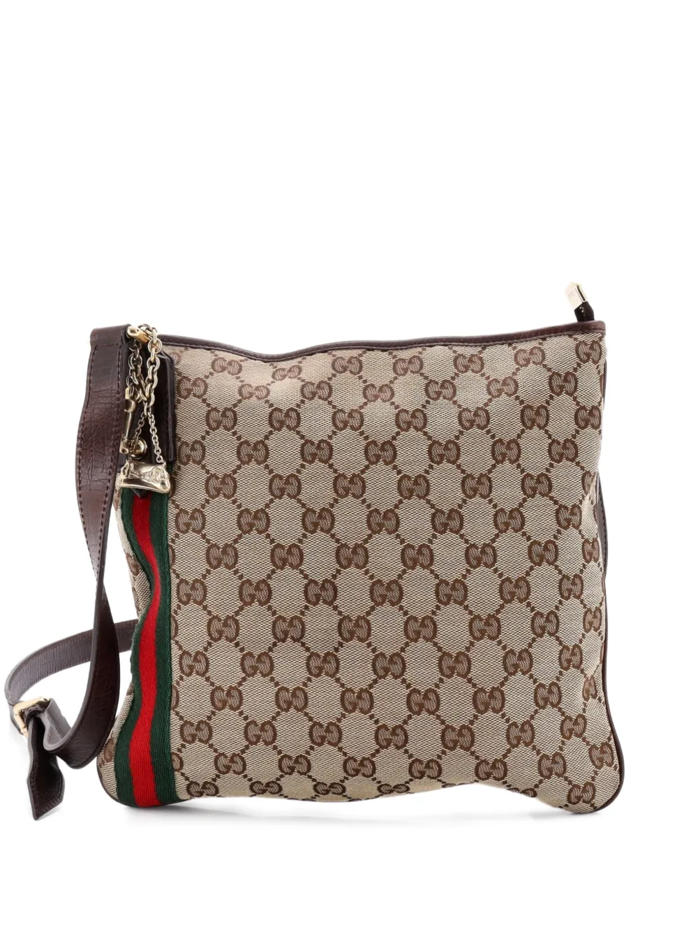 Gucci Pre-Owned Borsa a tracolla Jolicoeur in tela GG - Marrone