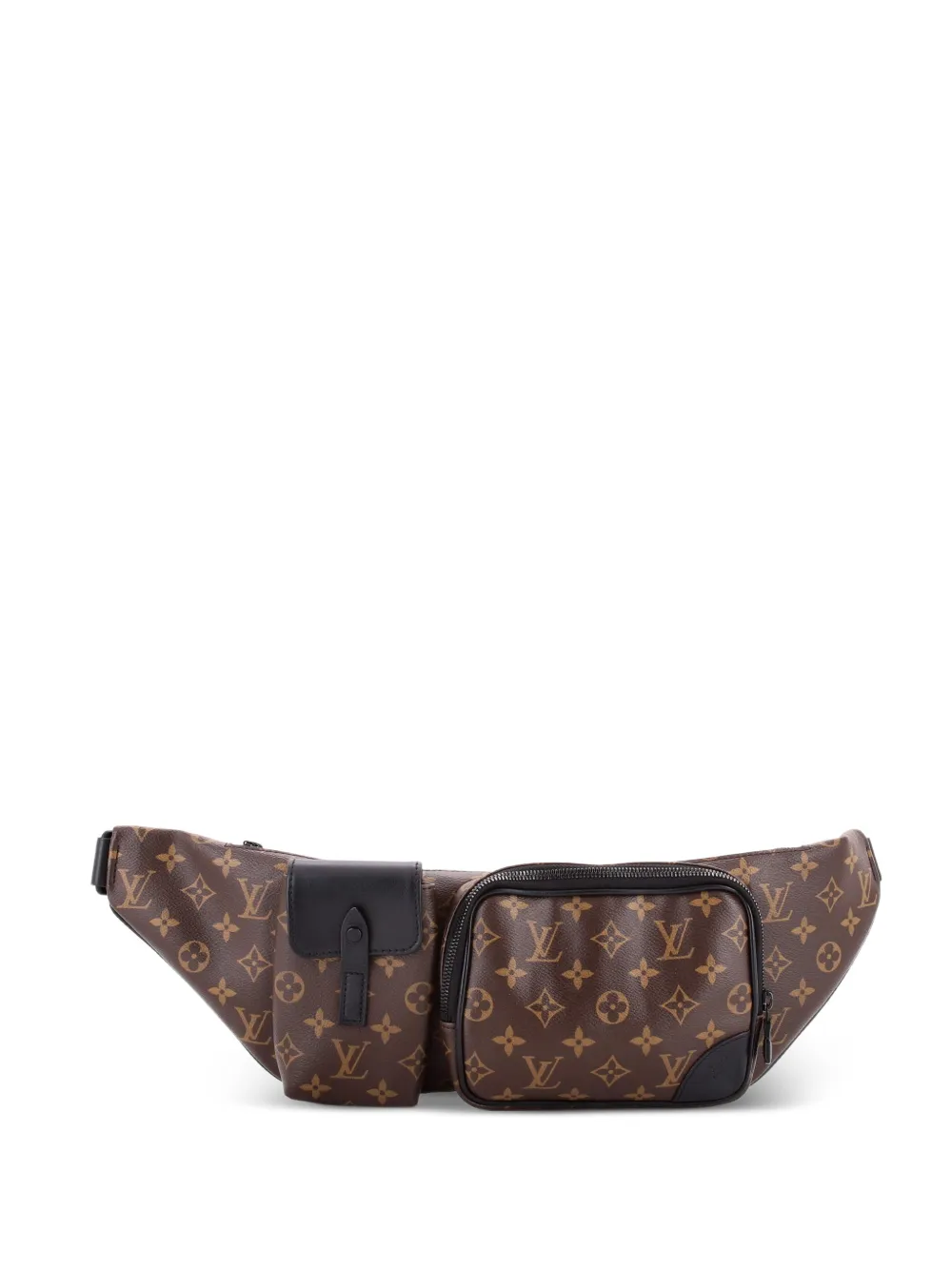 Louis Vuitton Pre-Owned Marsupio Christopher Bumbag in tela Macassar - Nero