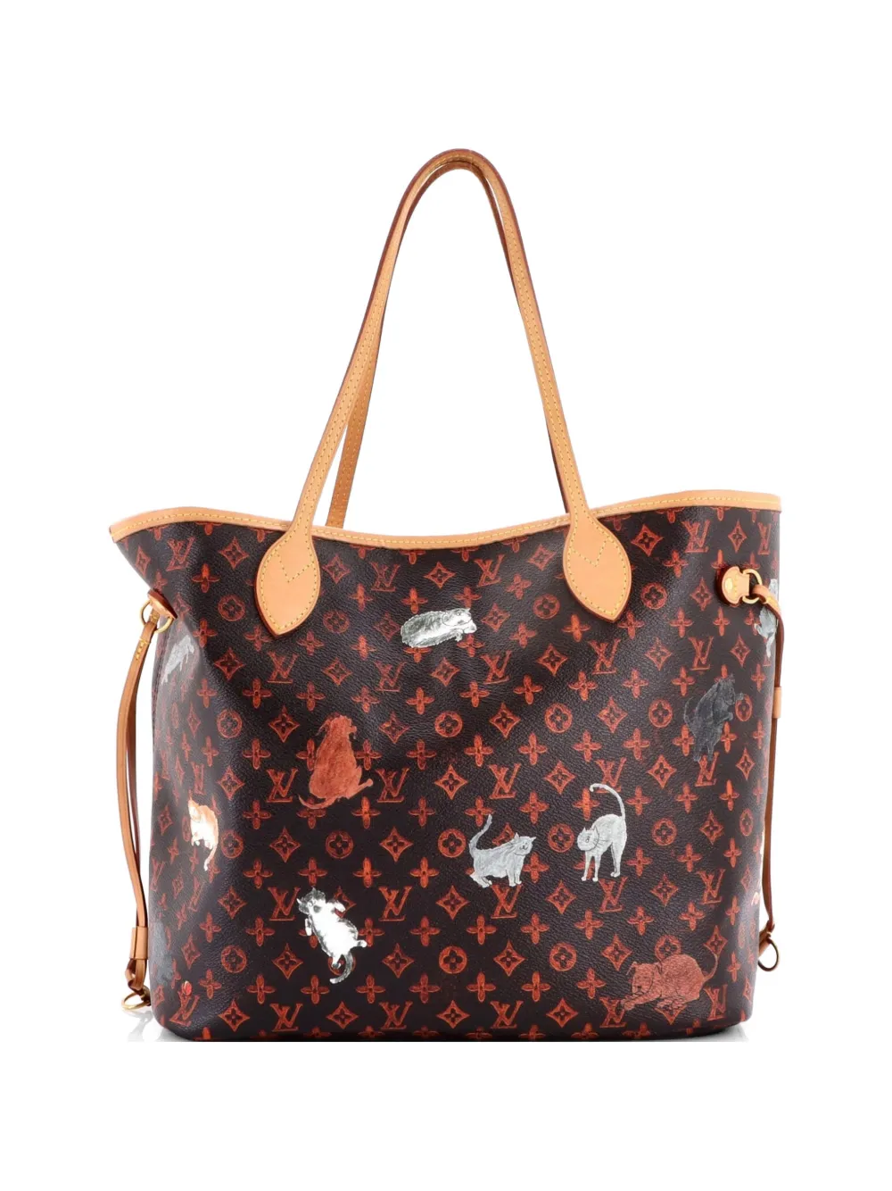 Louis Vuitton Pre-Owned Borsa tote Neverfull NM Limited Edition Grace Coddington - Marrone