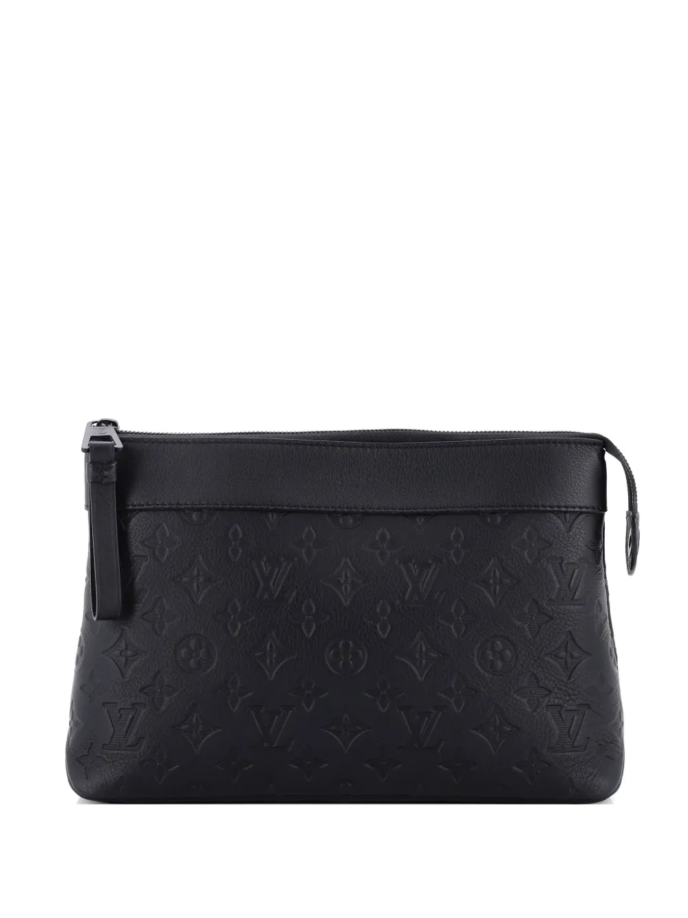 Louis Vuitton Pre-Owned Clutch Pochette Voyage Souple in pelle Monogram Shadow - Nero
