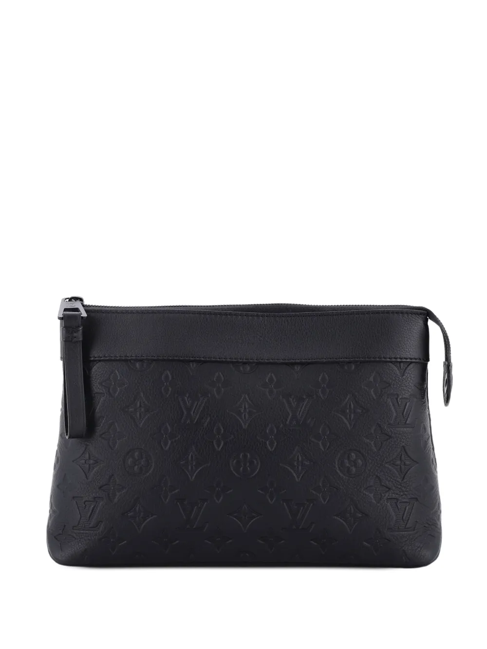 Louis Vuitton Pre-Owned Clutch Pochette Voyage Souple in pelle Monogram Shadow - Nero