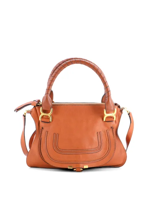 Chloé Pre-Owned mellemstor Marcie satchel-taske i læder
