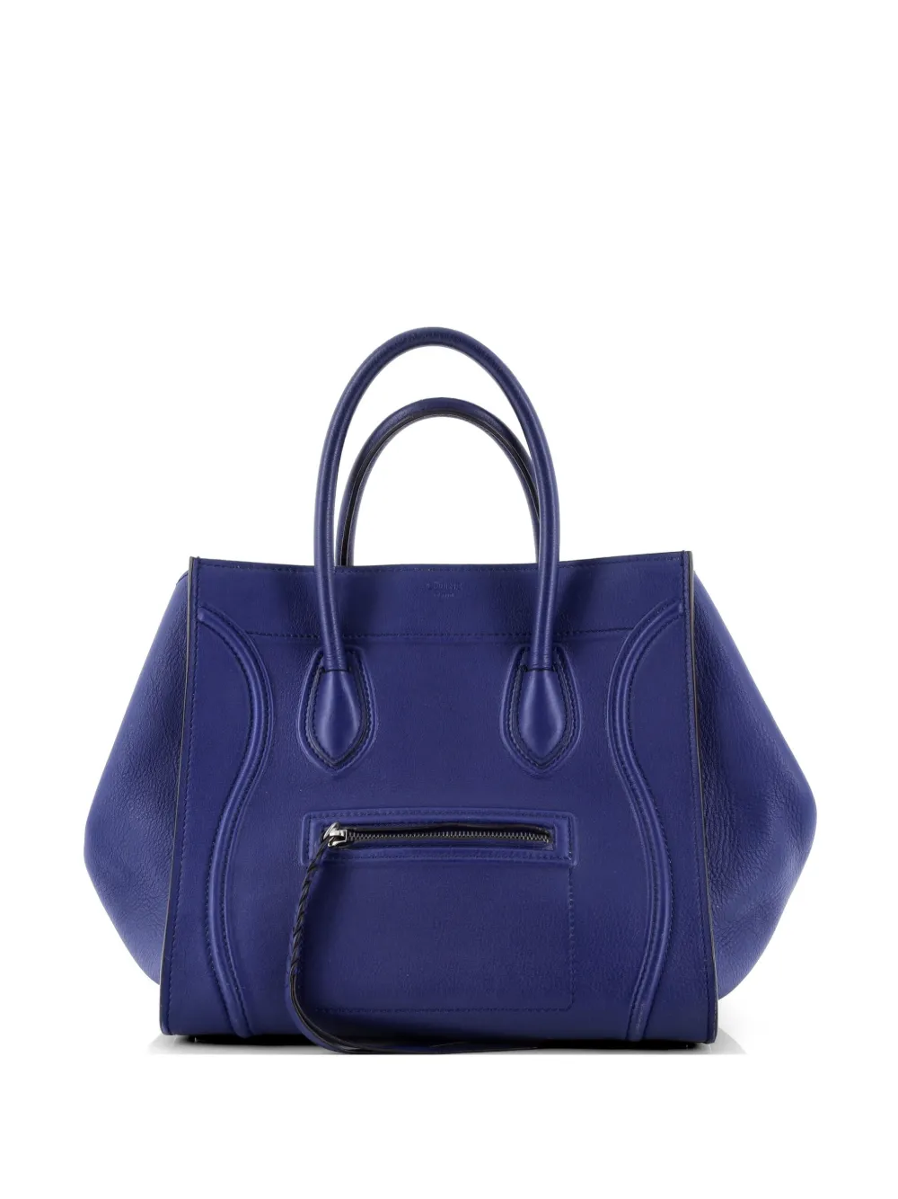 Celine Pre-Owned Borsa tote Phantom media in pelle martellata - Blu
