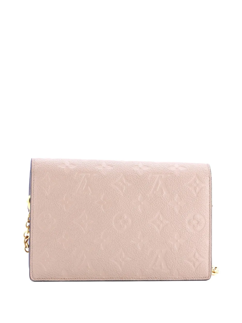  Louis Vuitton Pre-owned Borsa A Tracolla Vavin Chain Wallet Nm In Pelle Empreinte Con Monogramma - Toni Neutri 