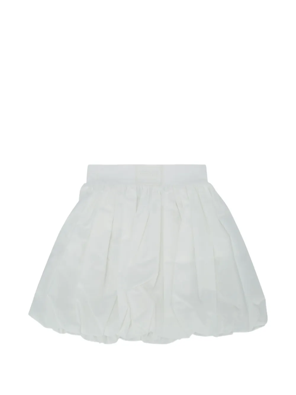 Fendi Kids Junior popeline midi-rok Wit