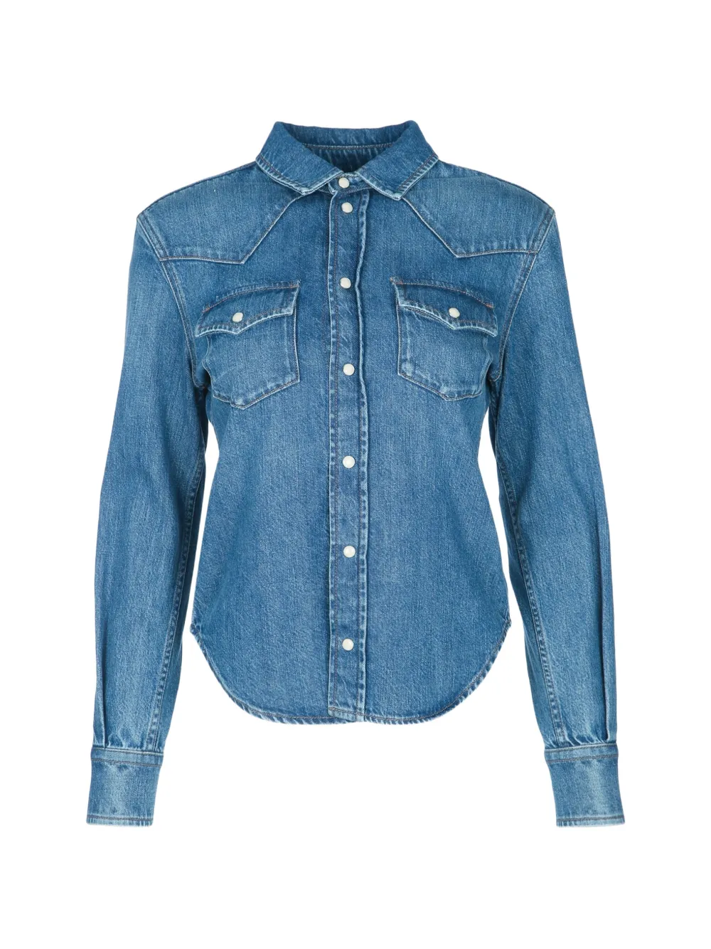 Jacob Cohën western-style denim shirt - Blu