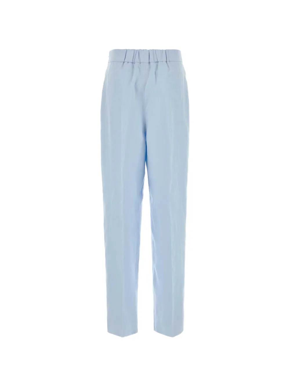 Agnona Linnen plooibroek Blauw