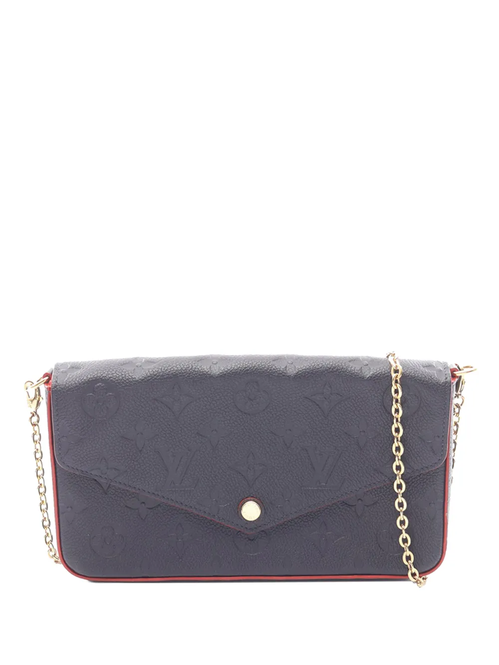 Louis Vuitton Pre-Owned 2019 Monogram Empreinte Pochette Felicie crossbody bag - Blu