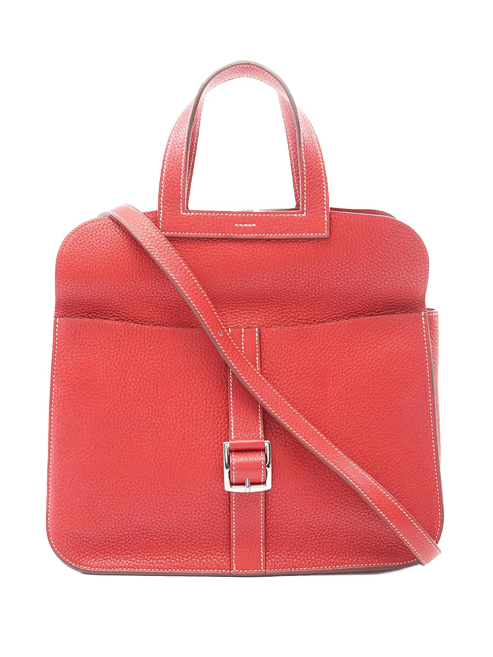 Hermès Pre-Owned 2016 Clemence Verso Halzan 31 satchel - Rosso