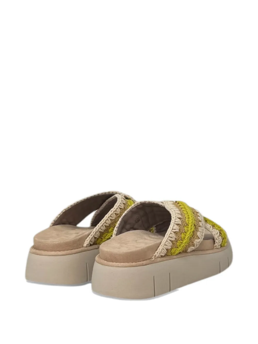 Mou Bounce platform sandals Beige