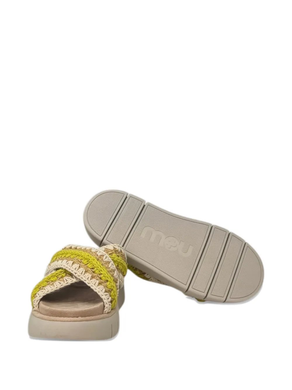 Mou Bounce platform sandals Beige