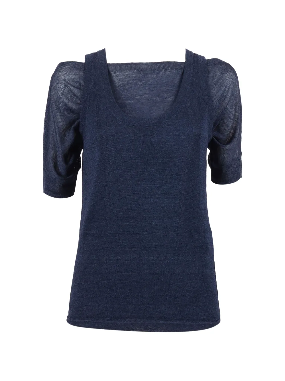 P.A.R.O.S.H. Babylon layered-effect top - Blu