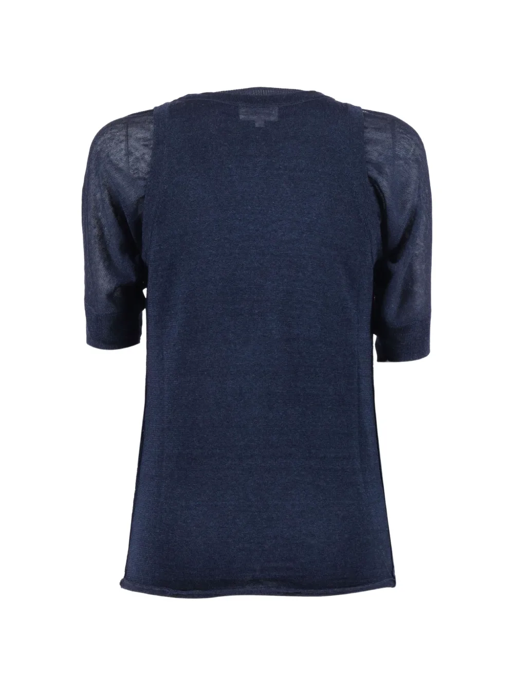 P.A.R.O.S.H. Babylon top met gelaagd effect Blauw