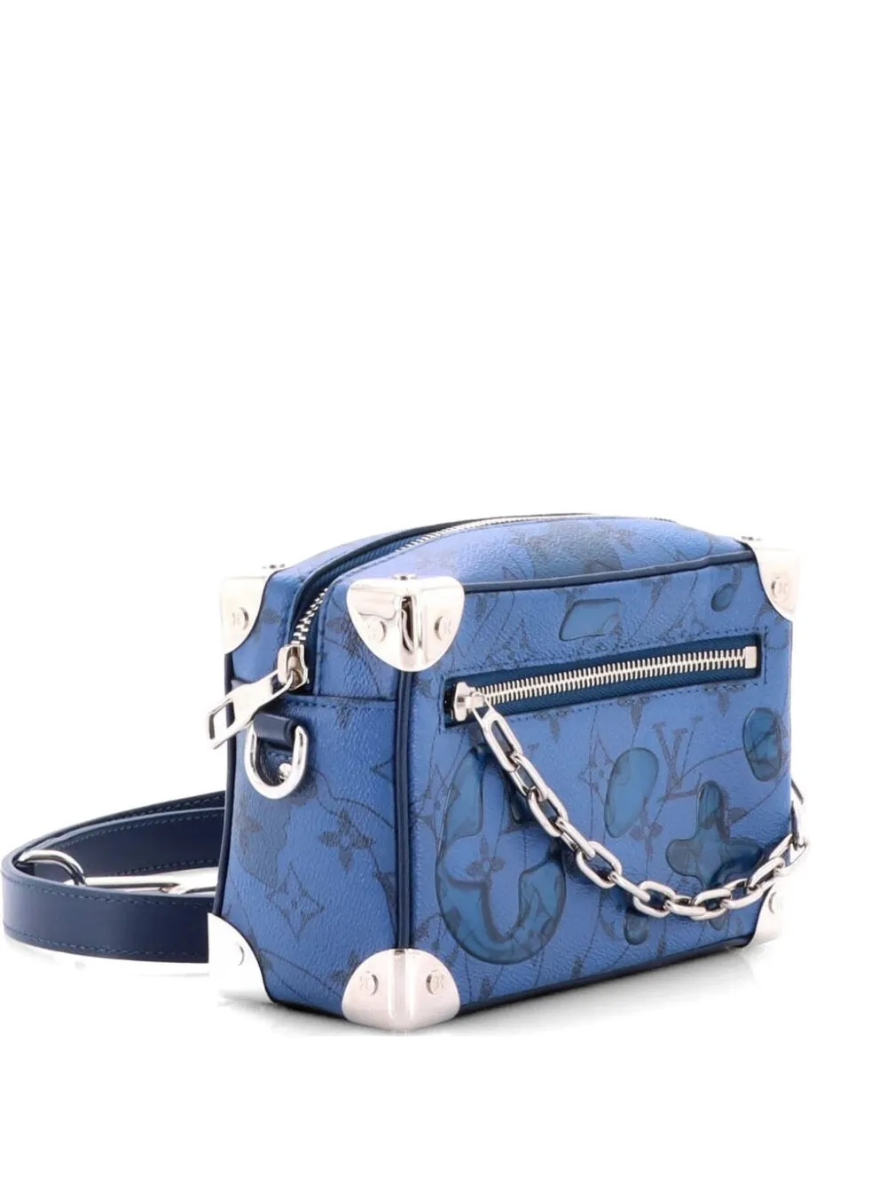 Louis Vuitton Pre-Owned Borsa da viaggio Soft Trunk Bag Limited Edition Aquagarden mini - Blu
