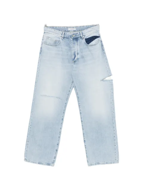 ICON DENIM Scott distressed-effect straight-leg jeans
