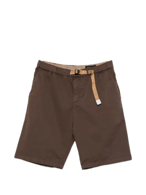 White Sand Kevin NF belted elasticated-waist shorts