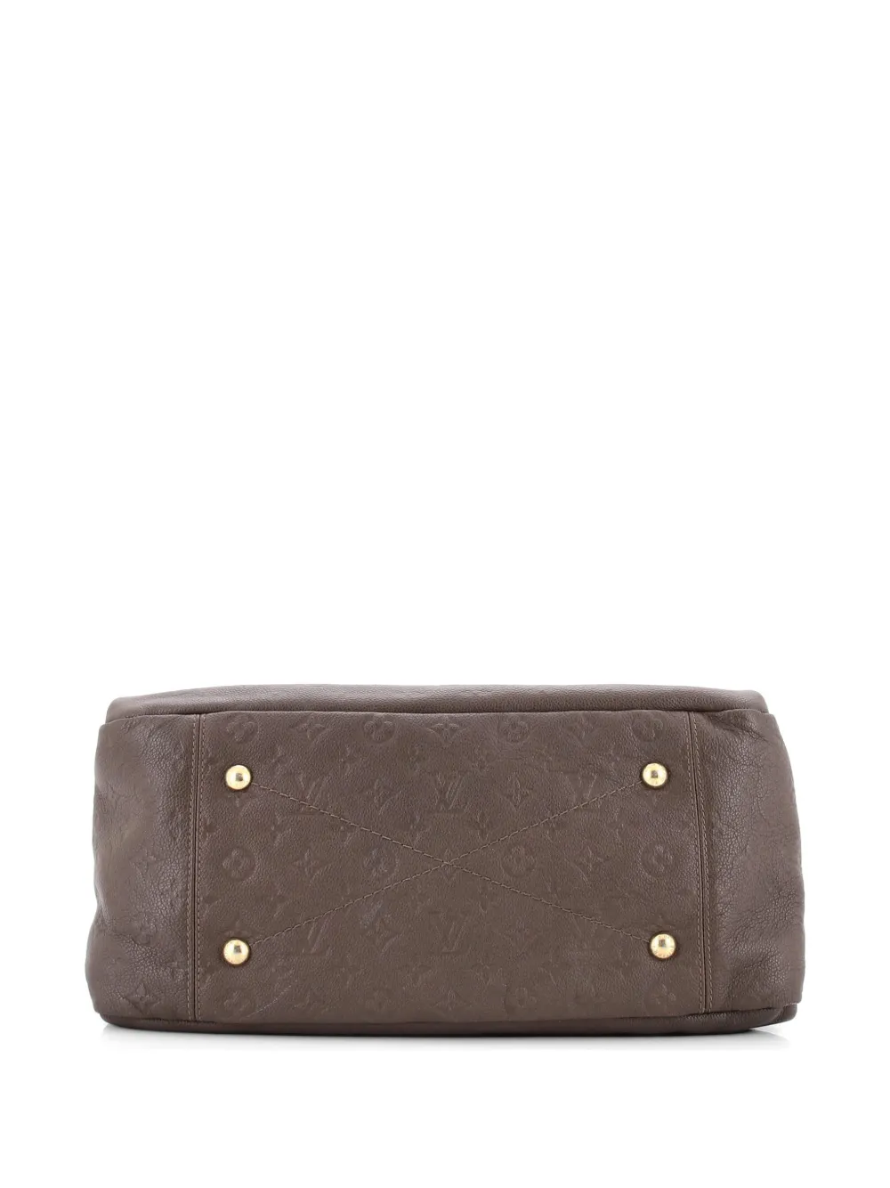 Louis Vuitton Pre-owned Artsy Handbag Monogram Empreinte Leather MM Hobo Bag in Brown, view 3