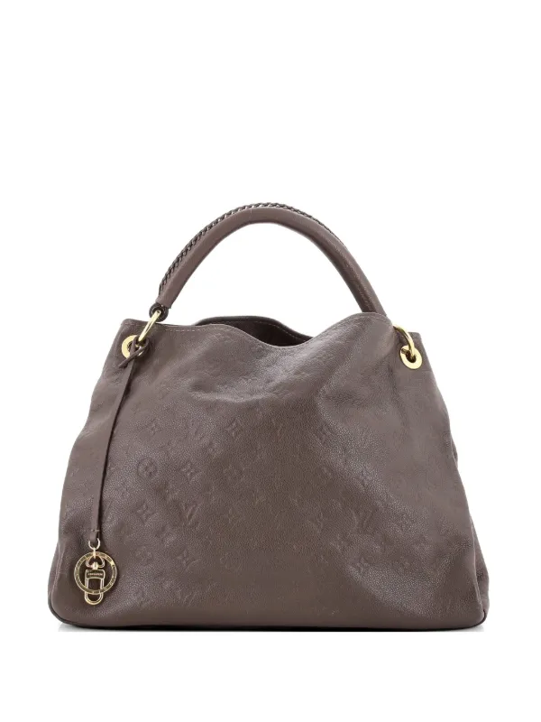 Louis Vuitton Pre-owned Artsy Handbag Monogram Empreinte Leather MM Hobo Bag in Brown