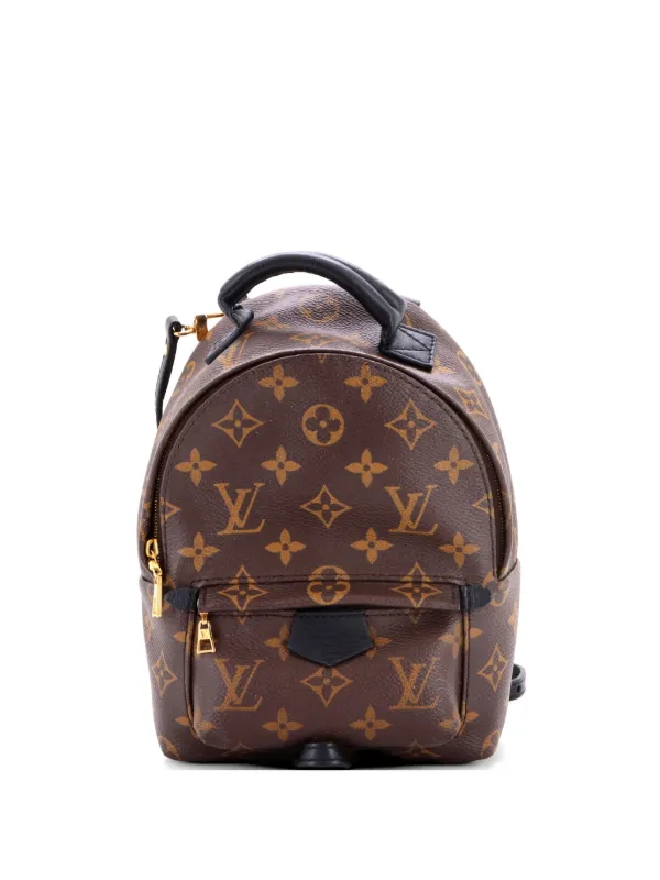 louis vuitton backpack second hand Pre-Owned #R03121 Monogram Back Pack Pineapple Luxury Leather carrying handle Louis Vuitton Pre-Owned Palm Springs