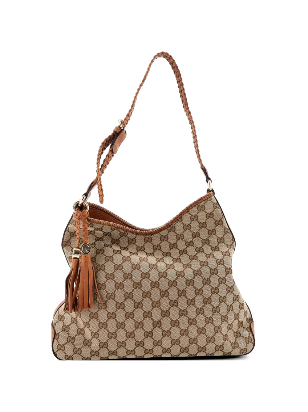 Gucci Pre-Owned Borsa passepartout Marrakech media in tela GG - Marrone
