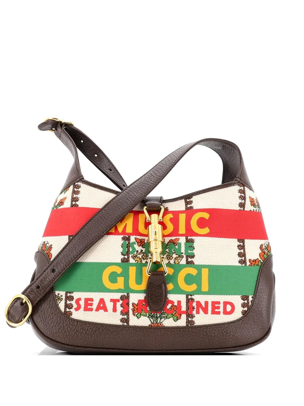 Gucci Pre-Owned Borsa passepartout 100 Jackie 1961 Limited Edition piccola in tela - Marrone