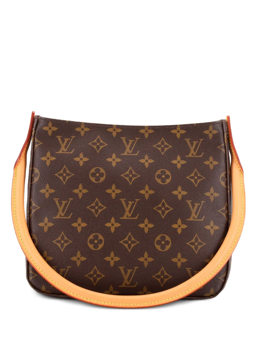 Louis Vuitton Pre-Owned Borsa a mano Looping MM in tela con monogramma - Marrone