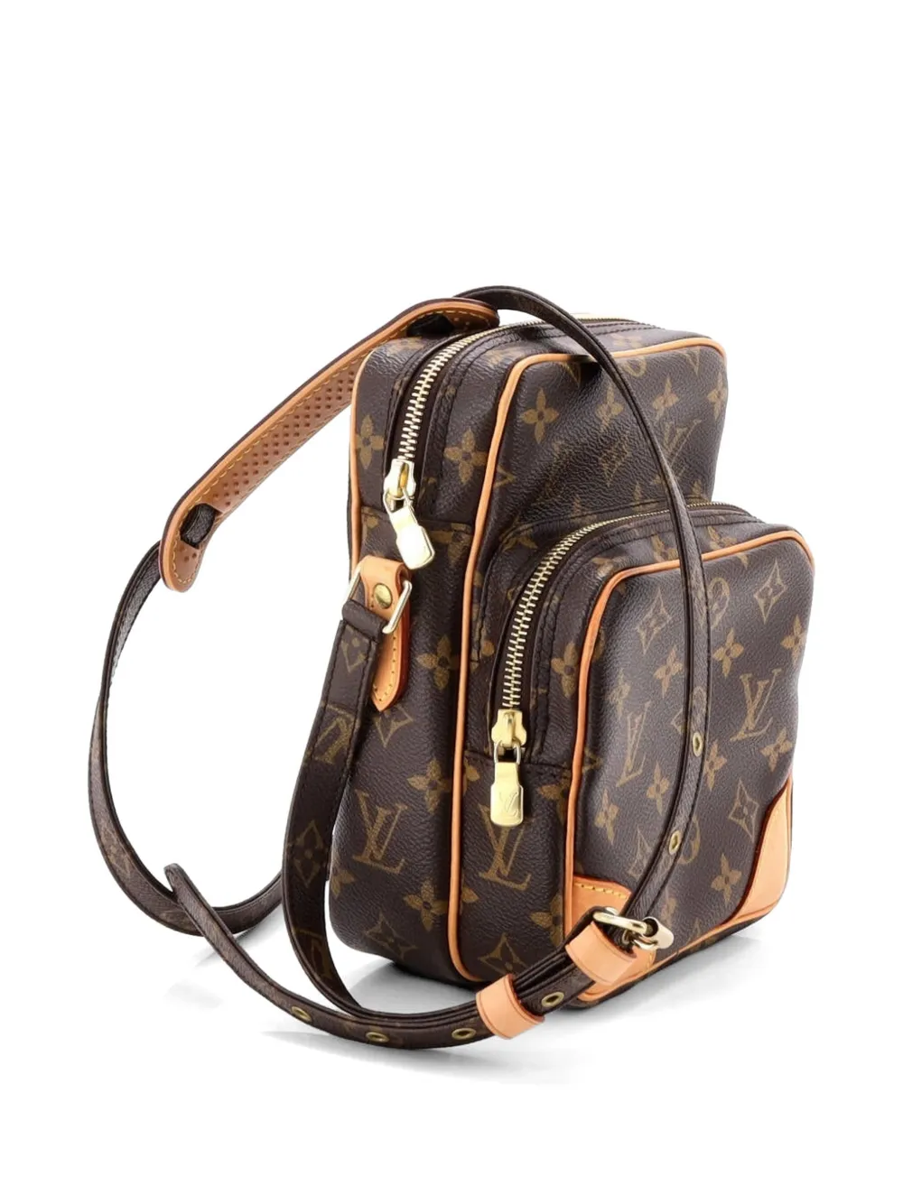 Louis Vuitton Pre-Owned Amazone Umhängetasche aus Canvas mit Monogramm - Braun